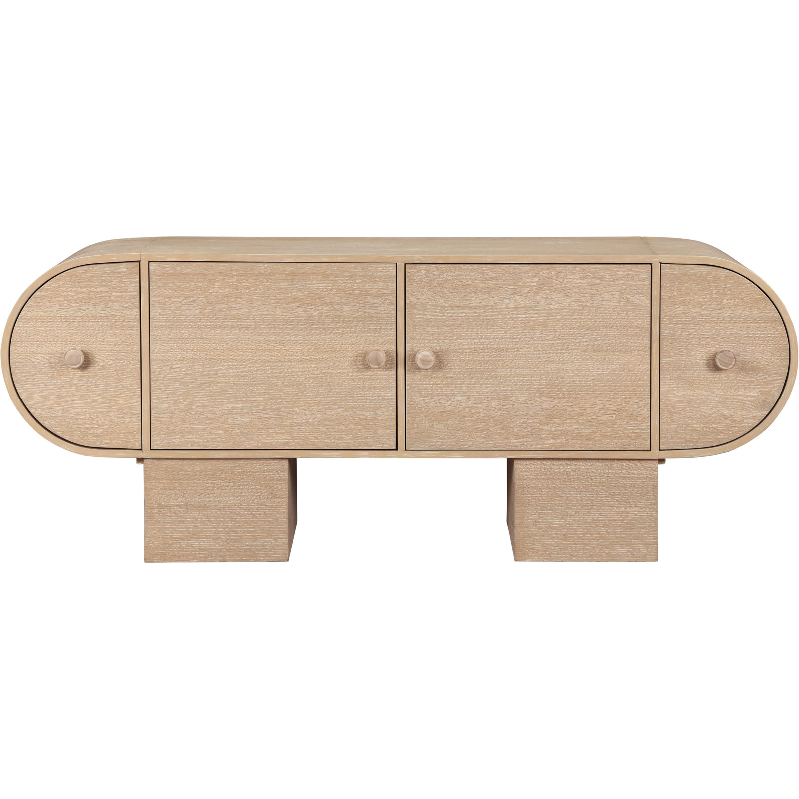 76'' 4-Door Sideboard, Natural
