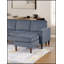 Ensemble modulaire 3 pièces avec méridienne RAF / LAF, causeuse sans accoudoirs, velours côtelé gris foncé, confort moderne pour le salon-1491440965