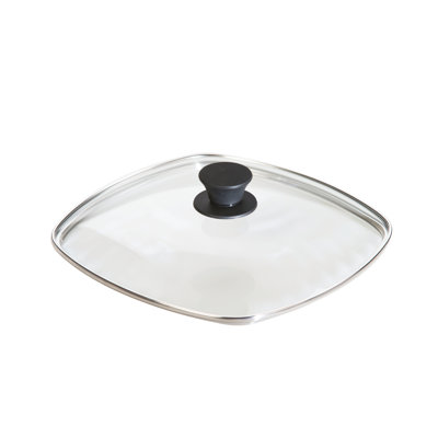 Rayani 10.5 Inch Square Glass Lid