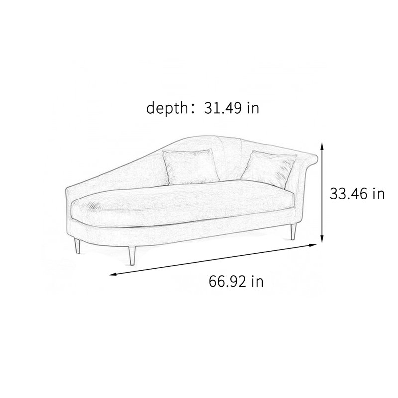 Chaise longue simple de loisirs créatifs pour la maison, Face à la droite, Bleu