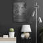 «NYC Gray Map» par Seven Trees Design, art mural en métal-1685143499
