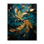 Mandala mystique turquoise et or - Horloges murales spirales abstraites-383661753
