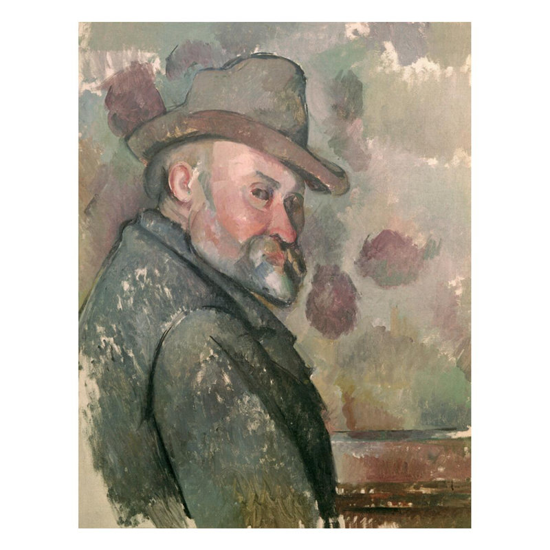 Autoportrait par Paul Cézanne - Estampe numérique, H 28 po x l 22 po