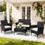 Outdoor Gerardi All Weather Wicker 4 - Person Seating Group with Cushions-1310448727