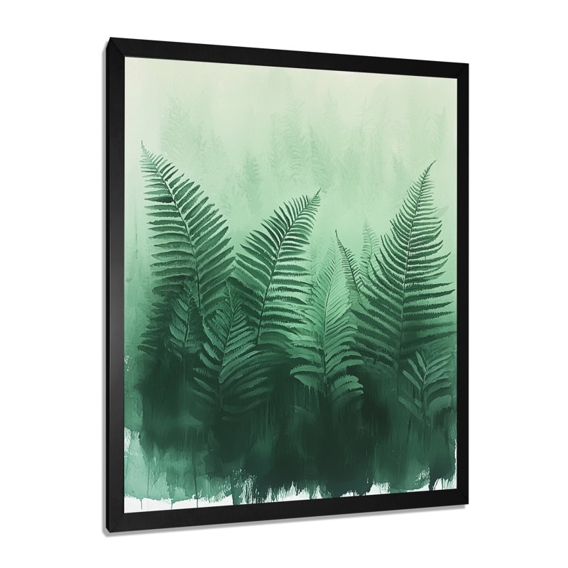 Claudearl - Art mural floral, Noir, noir, noir, noir, H 20 po x l 12 po, Reproduction encadrée d'une seule photo
