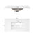 Debie 36'' Single Bathroom Vanity with Resin Top-764582329