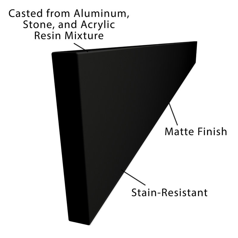 Dyconn Faucet True Solid Surface Backsplash