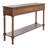 Stylish Chupp 47.3'' Console Table –Solid Wood Top with Storage Drawers, Turned Legs & Display Shelf-751453950