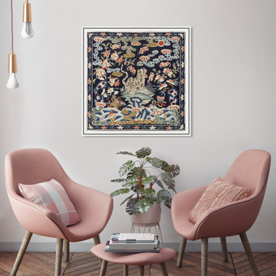 Insigne de la dynastie Qing - reproduction d'art sur toile