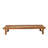 Arnoult 74" Long Reclining Teak Single Chaise