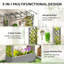 Jardinière surélevée avec treillis, boîte à fleurs surélevée en bois avec doublure
