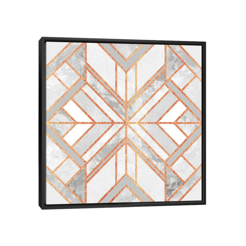 «Marble Dream» par Elisabeth Fredrikson, impression sur toile tendue sur châssis, H 37 po x l 37 po x P 1,5 po, Pas de tapis