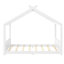 Structure de lit grand durable en bois massif, conception Montessori pour chambre d'enfant