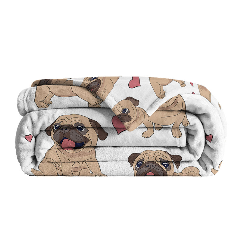 Cozy 60x80 Flannel Blanket - For Couch Bed Nursery Single Use