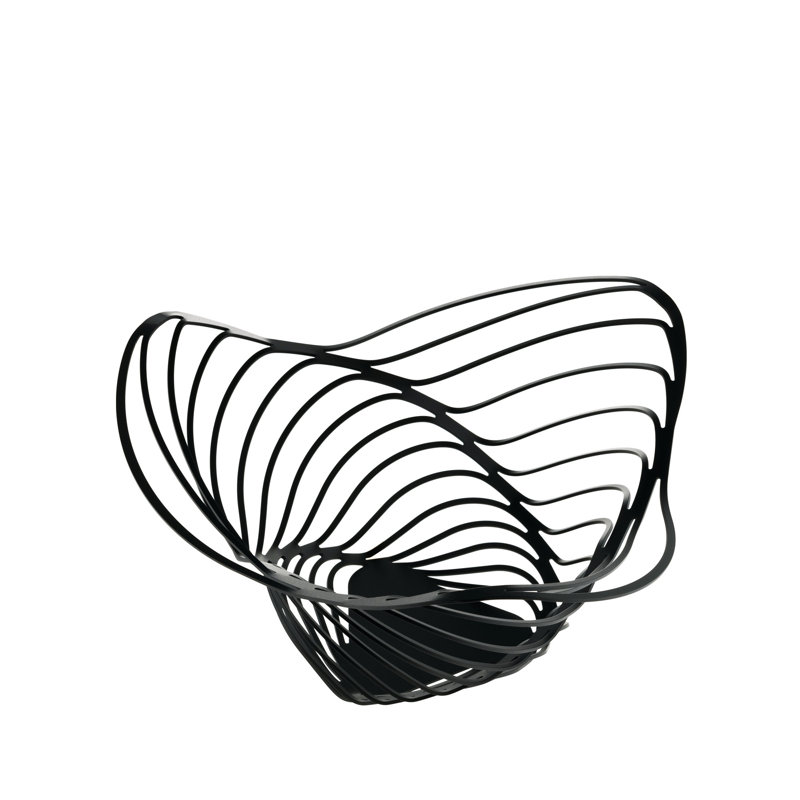 Alessi Trinity Metal Fruit Bowl, 33 cm x 33 cm x 16,5 cm