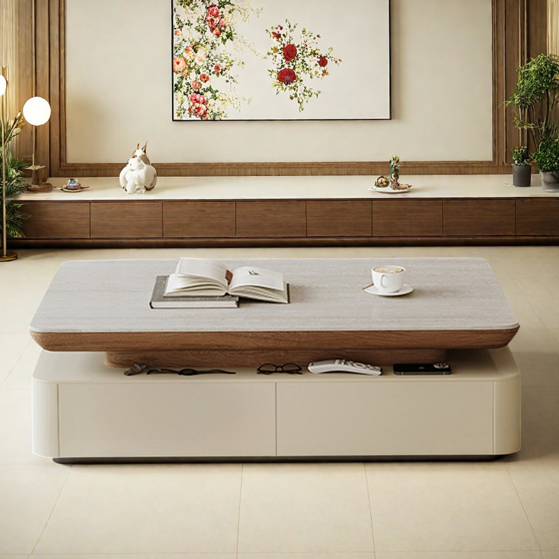 Table basse sur pied