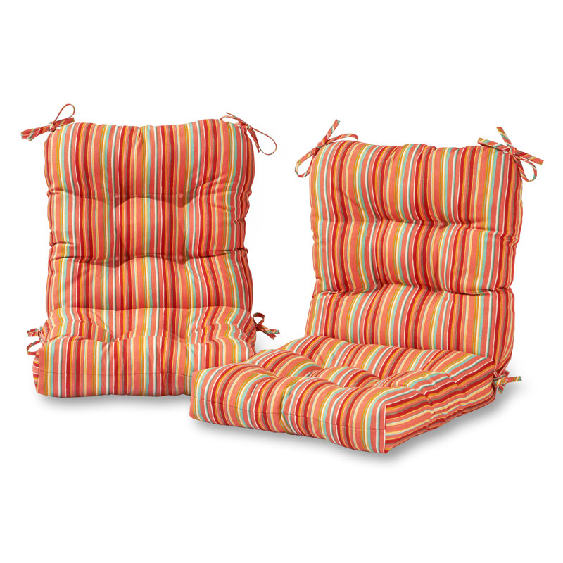 Lester Outdoor Chair Cushion, Watermelon, 2, 21" H x 21" W x 21" D