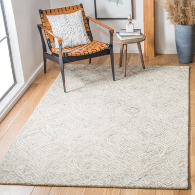 Treva Hand Tufted Wool Geometric Rug