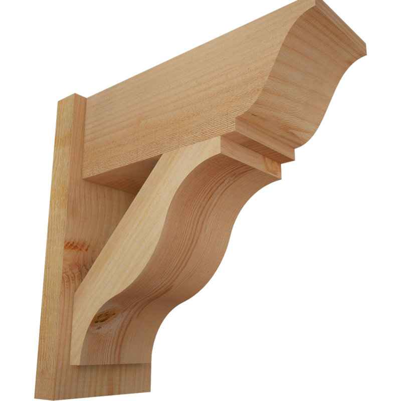Funston Traditional Outlooker, 20" D x 20" H, 8" W Douglas Fir (Rough Sawn)
