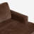 Vernon 99" Velvet Sofa in Bronzer Brown-702735284