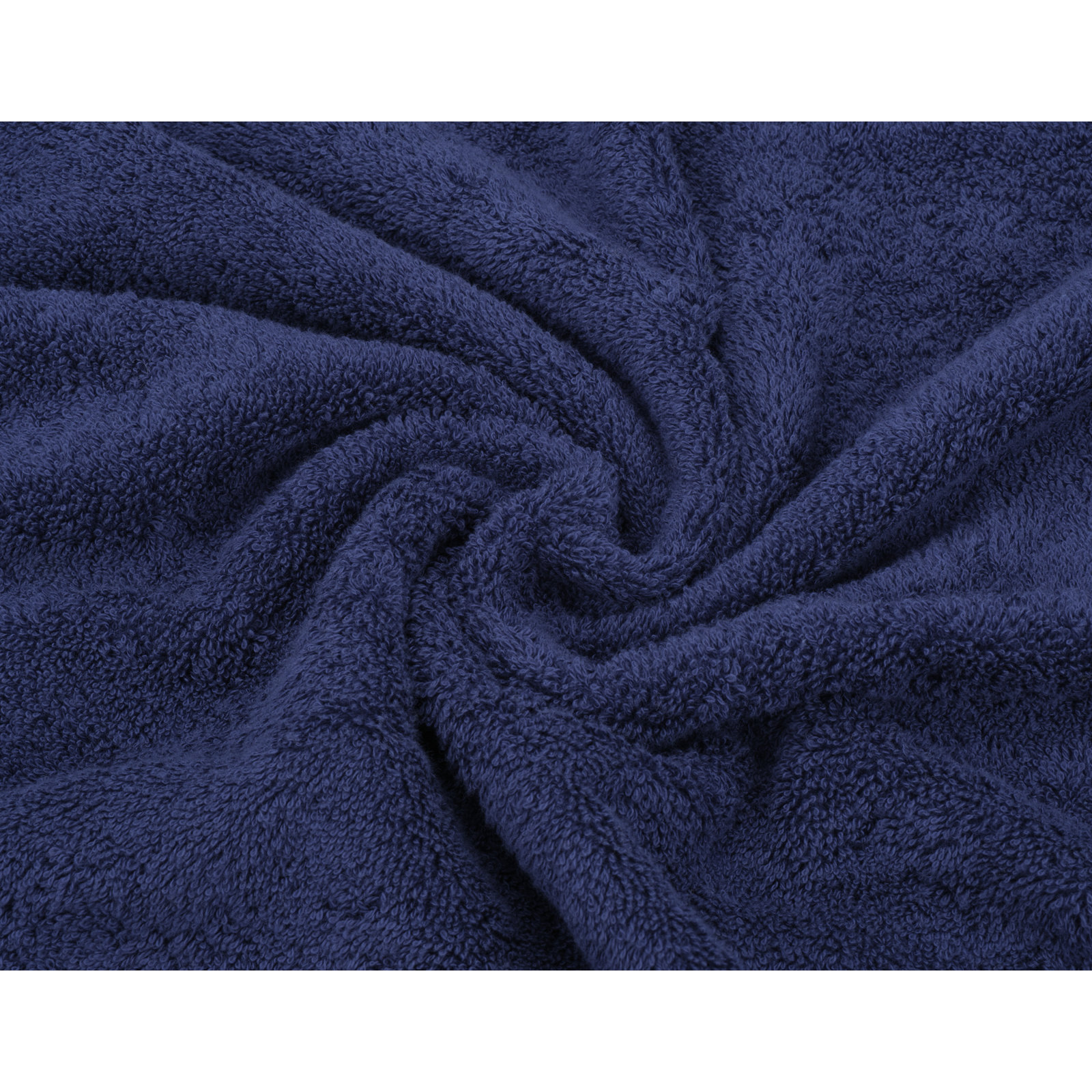 100% Cotton Premium Turkish Bath Towel Set, 6 Piece Super Soft and Absorbent Darcelle Collection, Navy Blue