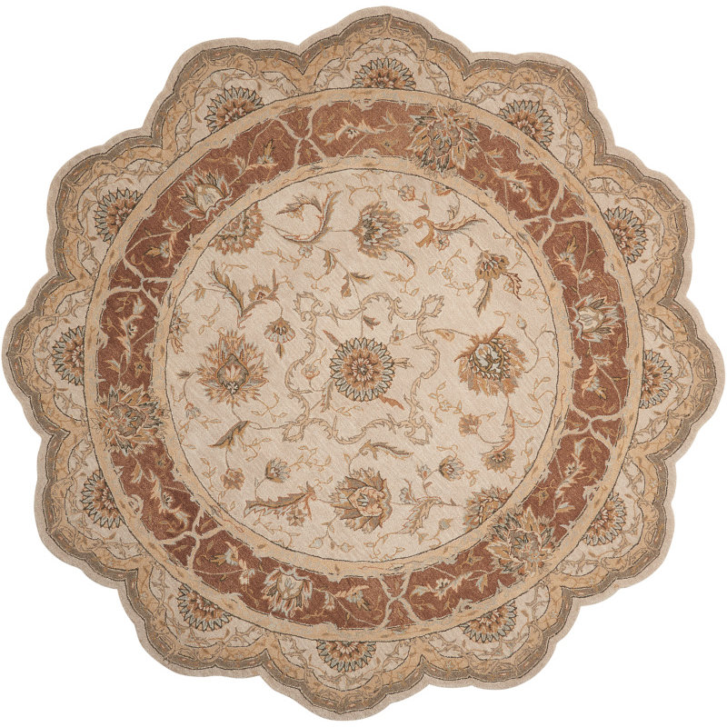 Salcedo Wool Oriental Indoor Rug, Novelty 8' x 8'