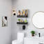 Tablettes murales de salle de bain Nelma