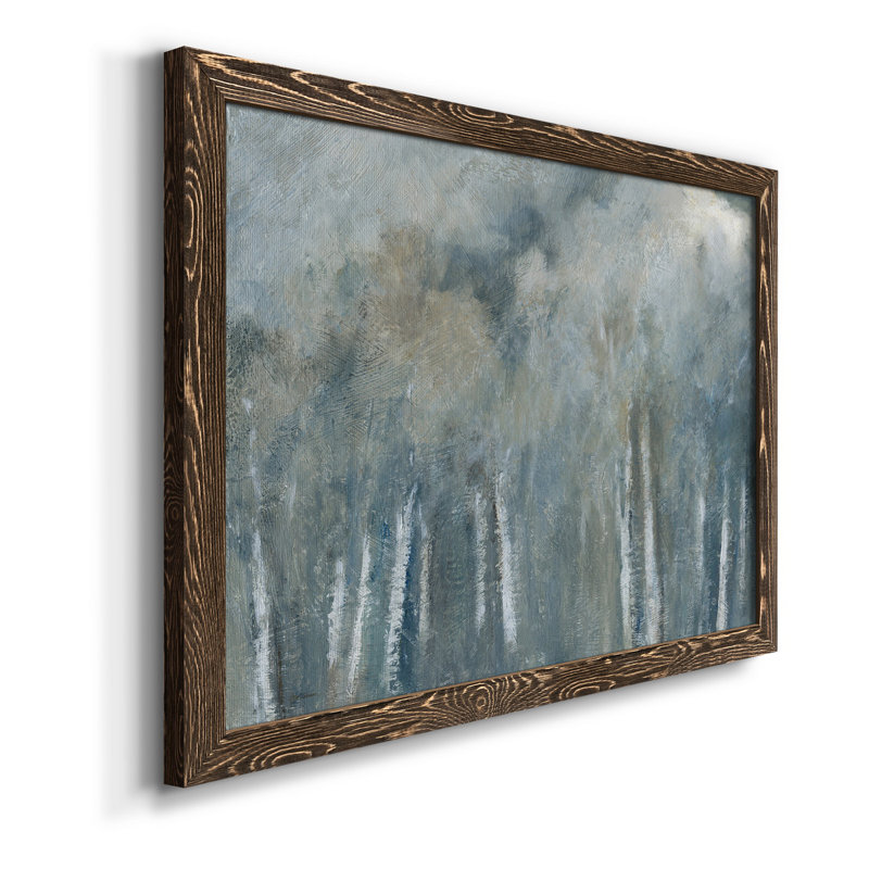Birch Solitude - Peinture sur toile encadrée, Noyer, H 31 po x l 44 po x P 1 po