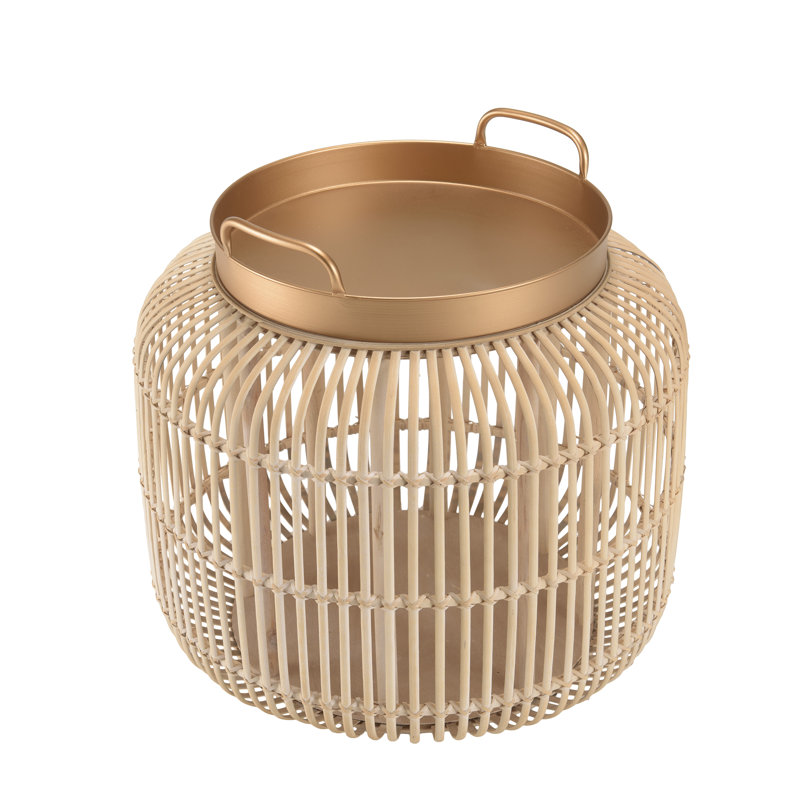 Cleasby Tray Top Drum End Table