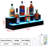 LED Liquor Bottle Display Shelf, Bottle Display Shelf Bar Shelves with Remote & App Control, 16 Colours, 4 Music Modes
