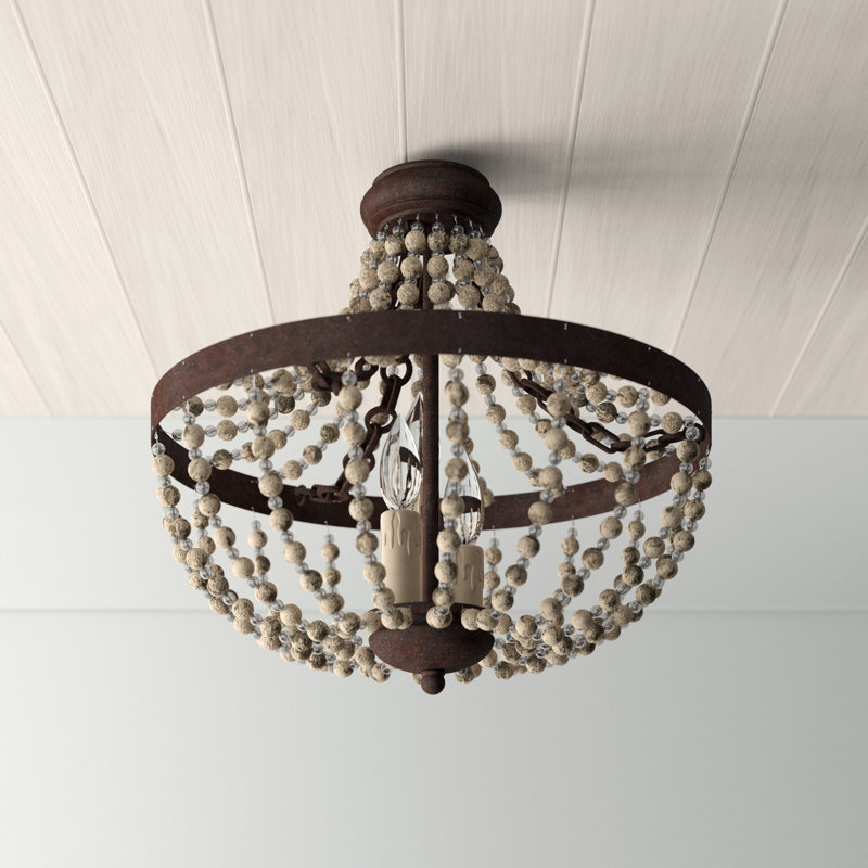 Plafonnier semi-encastré 3 lumières 18 po Viv