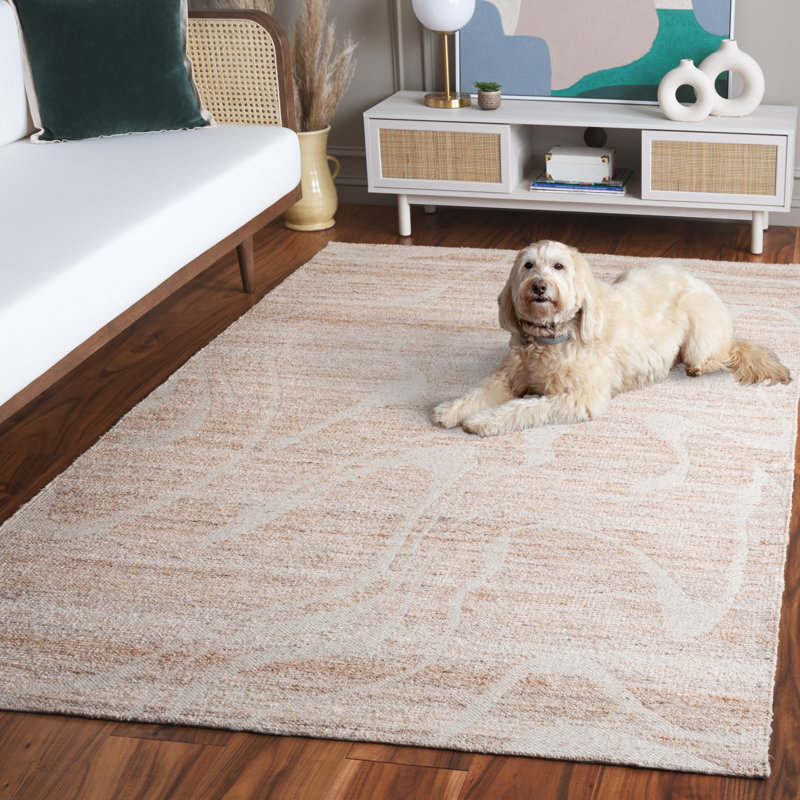 Tapis Sahara 204 naturel / ivoire, Rectangle de 5 pi x 8 pi