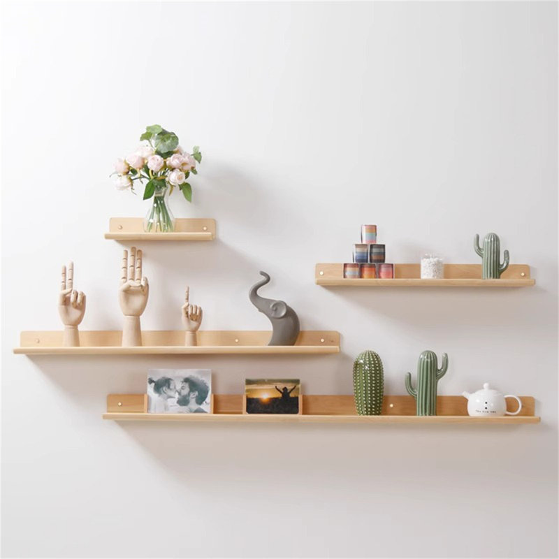 Najelly Wood Floating Shelf