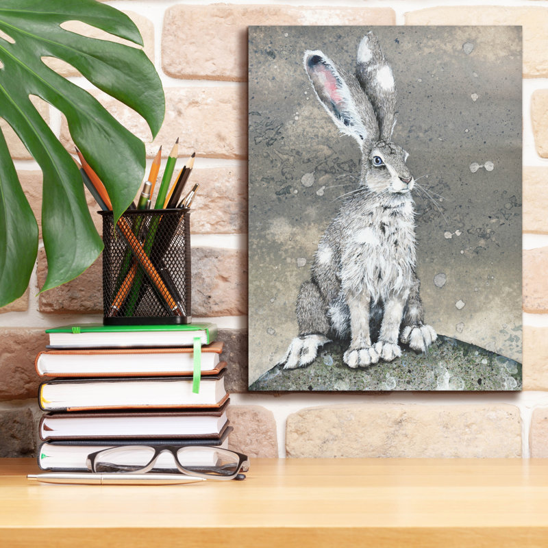 «Silver» par Maggie Vandewalle, art mural sur toile, H 16 po x l 12 po x P 0,75 po