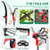 30FT Manual Pole Saw Tree Trimmers Long Handle Pruner Set