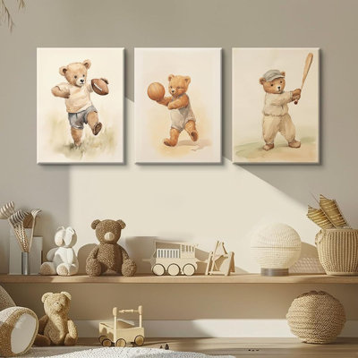 3 Piece Wrapped Canvas Print