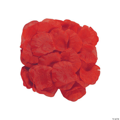 Pétales de rose rouges 
