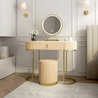 Atiye Dressing Table with Mirror