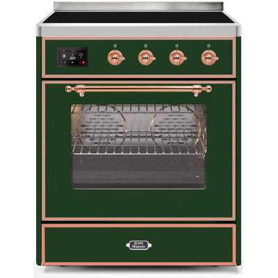 Cuisinière à induction 40 pouces avec 6 éléments à induction ILVE Majestic II Series (porte en verre)