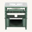 Meuble-lavabo de 30 pouces avec lavabo en céramique, armoire de salle de bain simple verte moderne avec 2 portes et une tablette, portes à fermeture en douceur