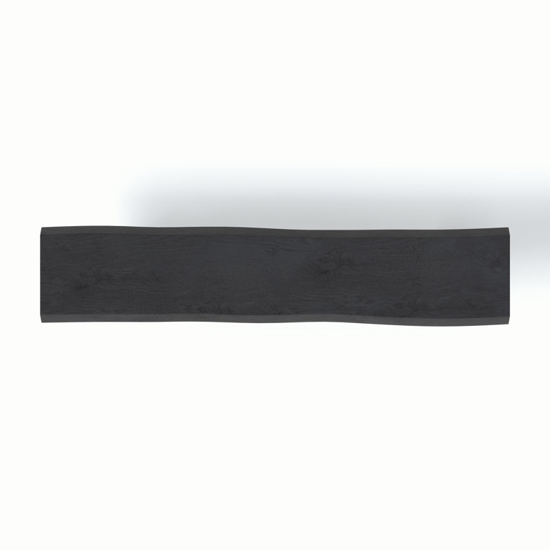 Brooks Bench, Ebonized, 18" H x 65" W x 15" D