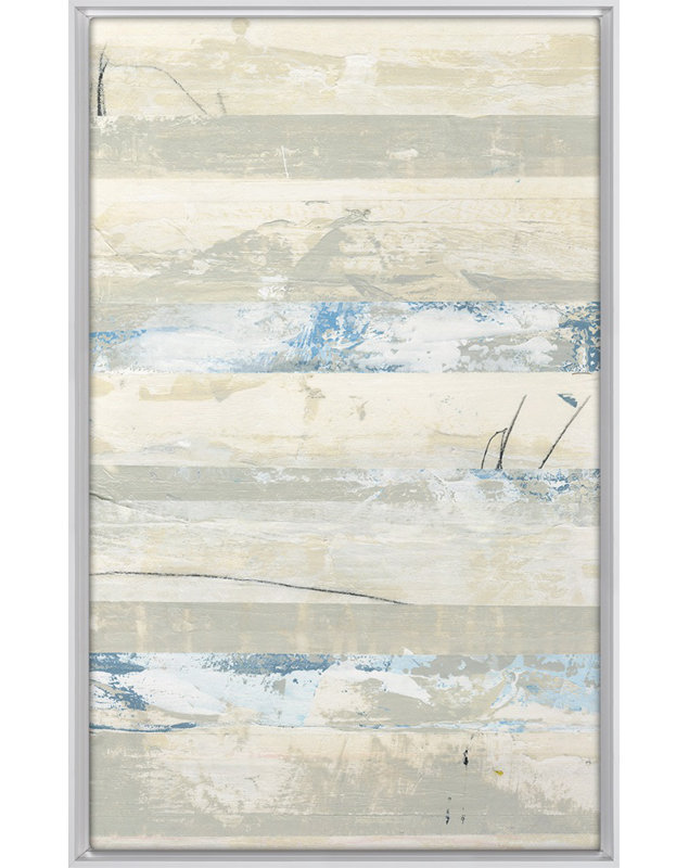 Trakt 4 par Kyle Goderwis - peinture sur toile à cadre flottant, H 52 po x l 33 po