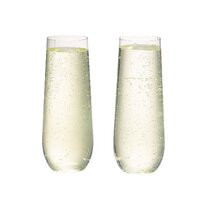 Champagne Glasses, Set of 12 Champagne Flutes with Unique Shape, Long stem  Sparkling Wine glasses fo…See more Champagne Glasses, Set of 12 Champagne