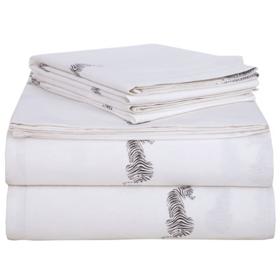 Ensemble de draps 100% coton 144 fils