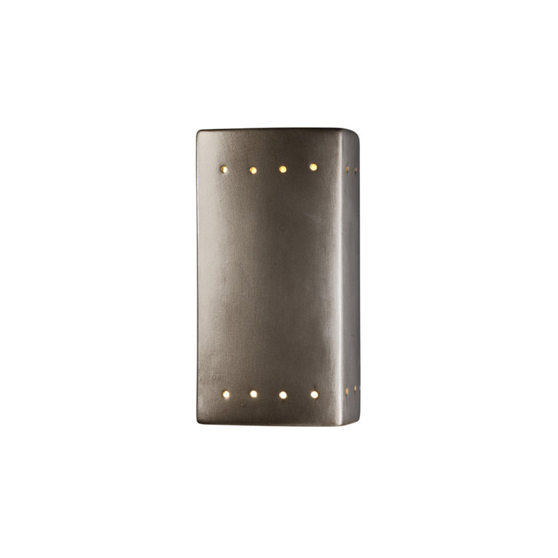 Juliannah 1 - Light Flush Mounted Sconce, Antique Silver, Yes
