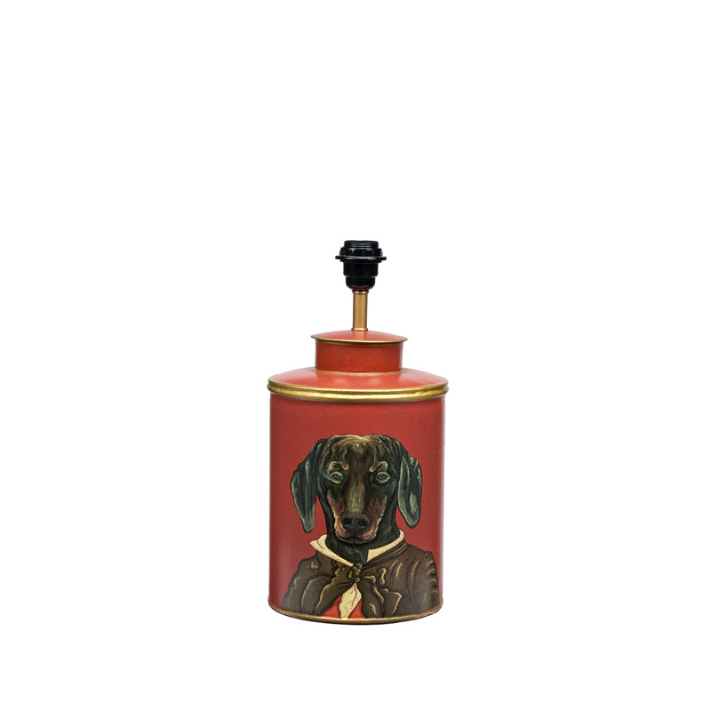 Campa 40Cm Red/Gold/Brown Table Lamp Base