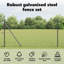 Vidaxl Fence With Posts PVC-Coated Steel-116797922-116797925
