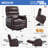 Dual Motor Lay Flat Power Lift Chair Recliner for Elderly with Massage and Heat, Electric Lift Recliner with Infinite Position, USB A&C (T6011 - Breathable Faux Leather, Brown)-538350442
