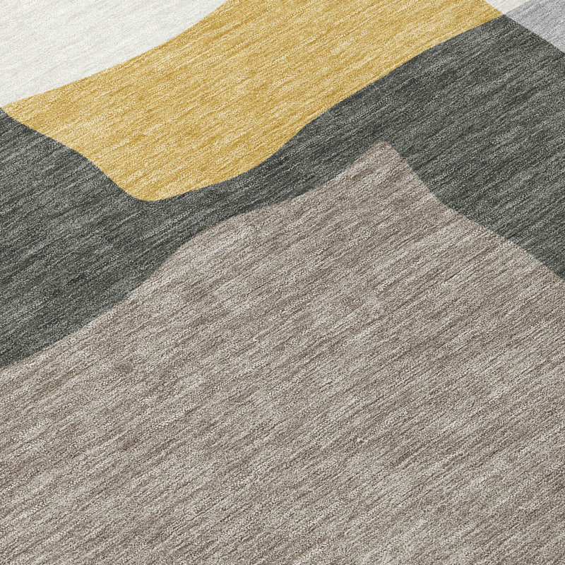Machine Washable Indoor/Outdoor Chantille ACN2400 Abstract Rug, Rectangle 10' x 14'
