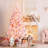 Pre-lit Flocked Artificial Christmas Tree with Foldable Stand-1960872350